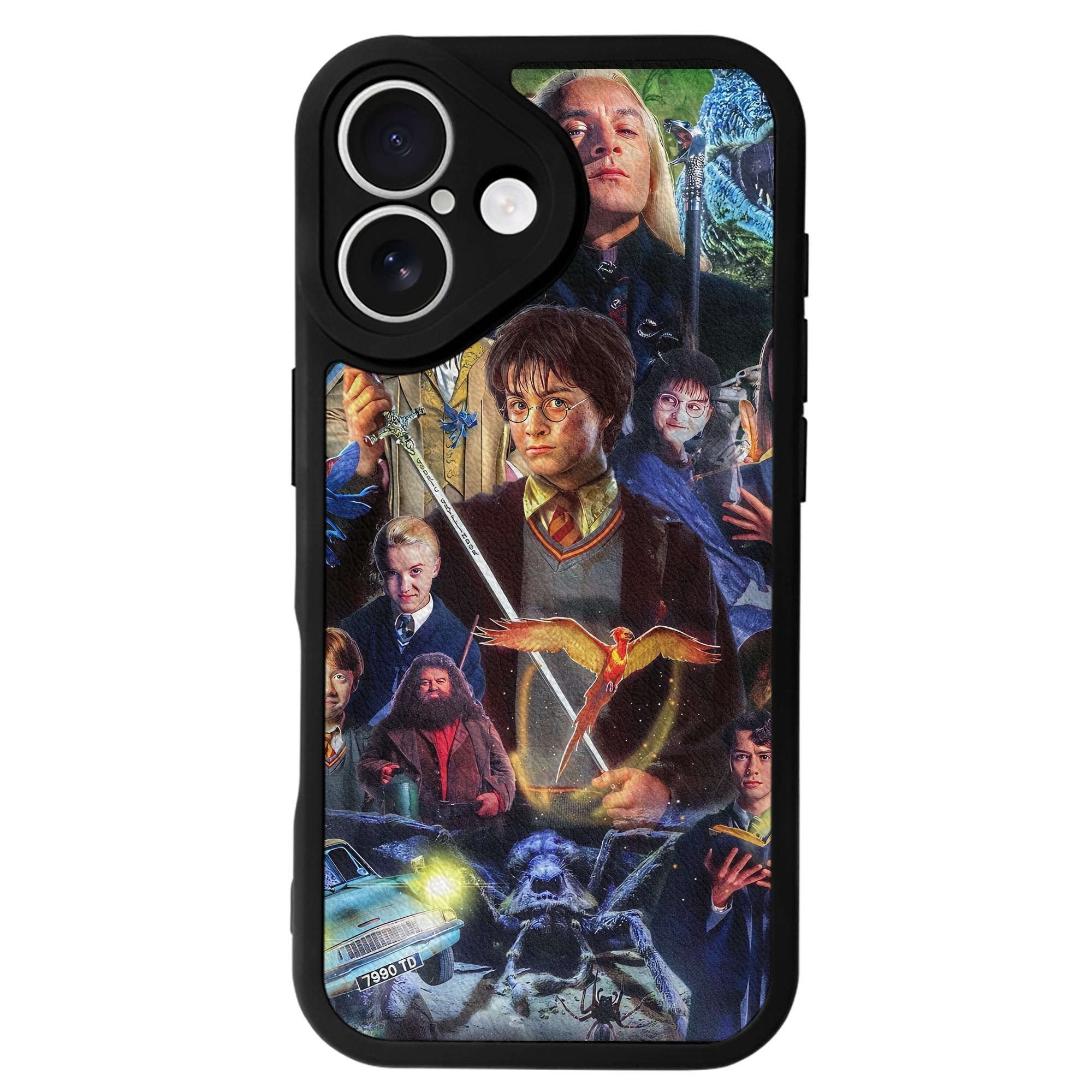 （画像用） Harry Potter ハリー・ポッターシリーズ 【iPhone 16シリーズ対応】シリコンスマホケース（レザー調） 材質：シリコン